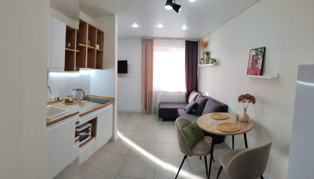 Квартира Романтичная уютная студия для отличного отдыха — аренда посуточно в Новочебоксарск