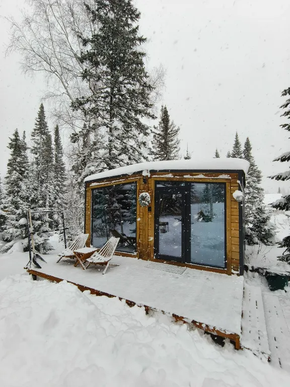 Коттедж Новый модульный дом с видом на горы и лес — Шерегеш