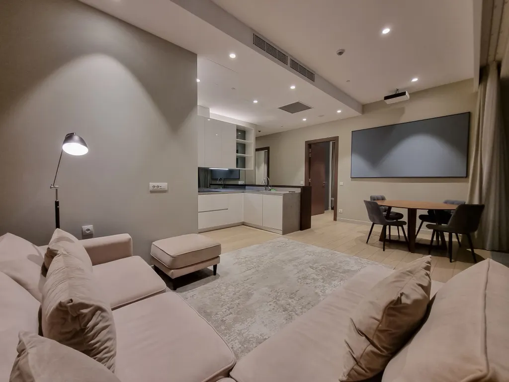 Угловой апартамент в Москва сити