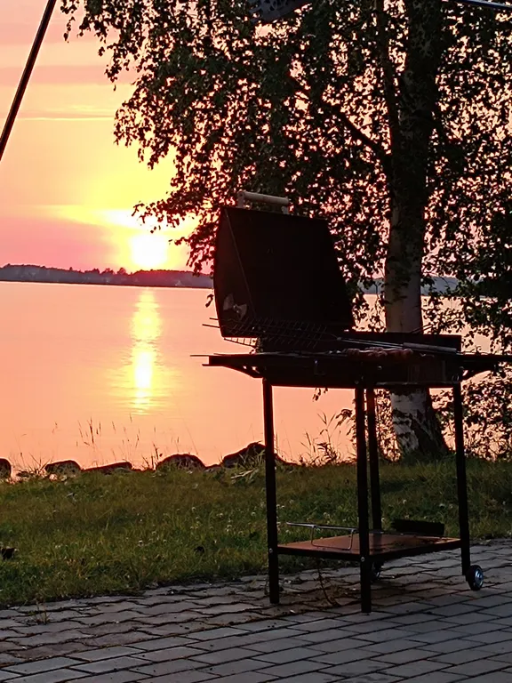 Дом-баня Дом охотника на берегу озера Нигозеро