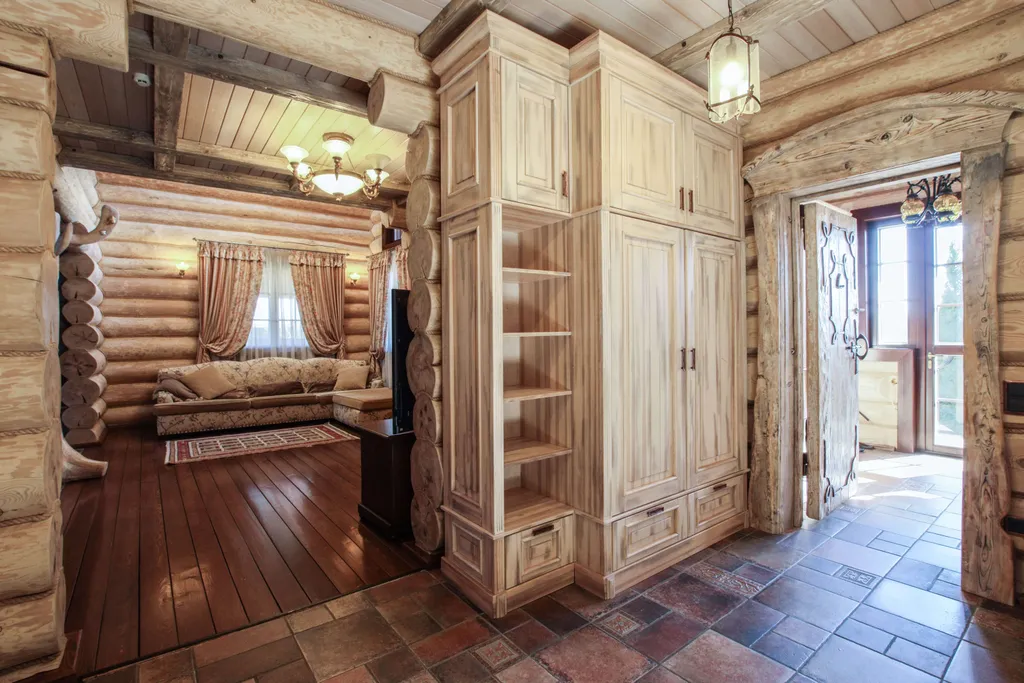 Шале с бассейном и видом на озеро