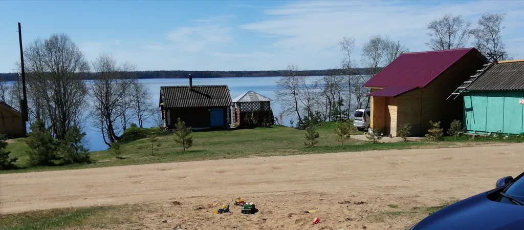 Коттедж Дом на озере Волго со своим пирсом — Ланино