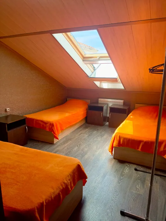 Мансарда с видом на аквапарк и море