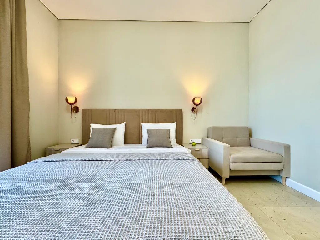 Квартира Люкс с видом на море и балконом — Лазаревское