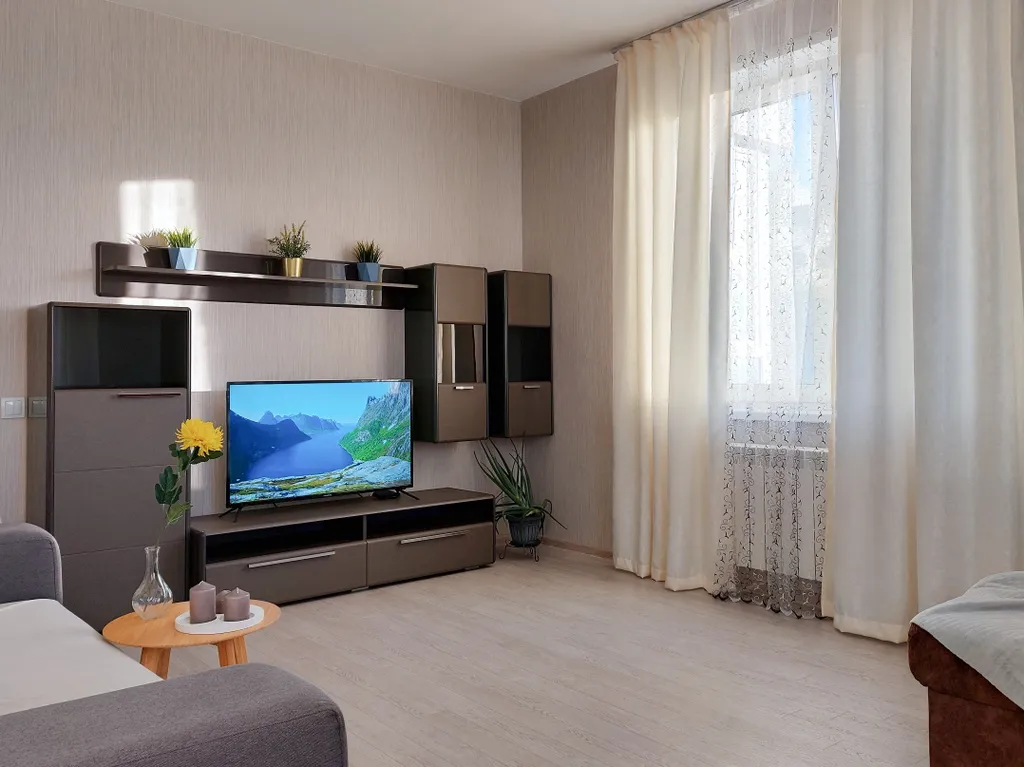 Двухкомнатная квартира возле Аквапарка