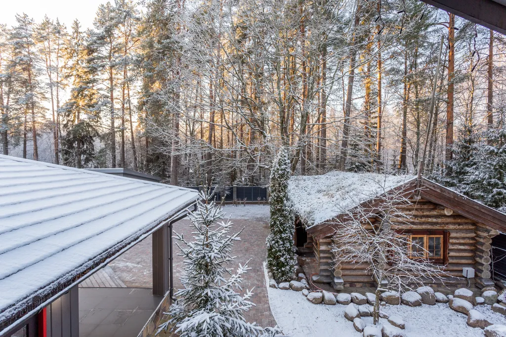 Коттедж Стильный загородный коттедж в стиле лофт — Зеленогорск