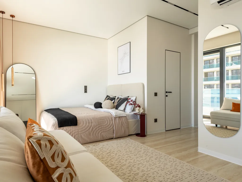 Апартаменты с балконом и видом на море