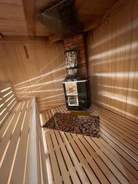 Дом с баней и чаном