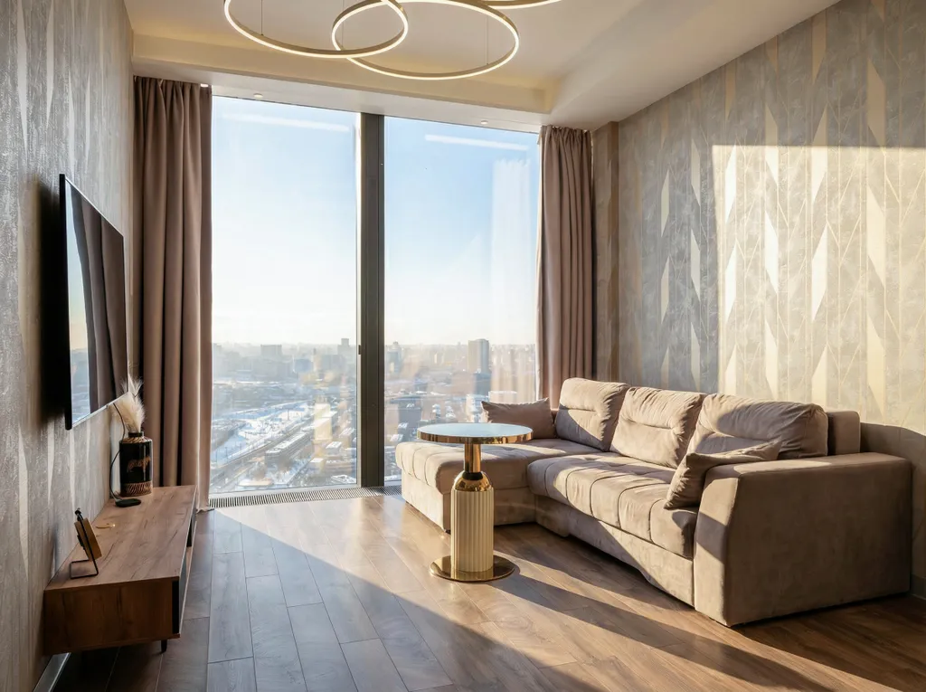 Neva Navi 36 этаж 65 м2. Панорамный вид. Шикарные закаты.