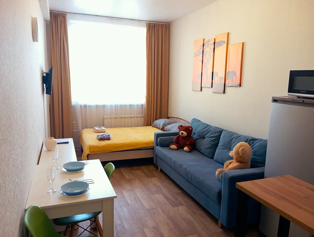 Уютная квартира-студия с wi-fi — аренда посуточно в Красноярск