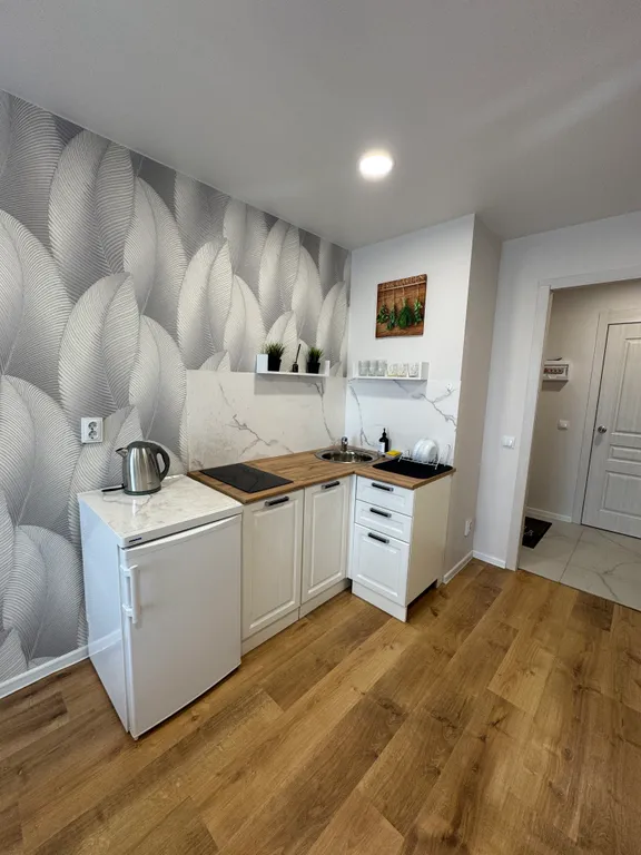 Потрясающая cтудия в центре с бaлконoм нa 14 этаже