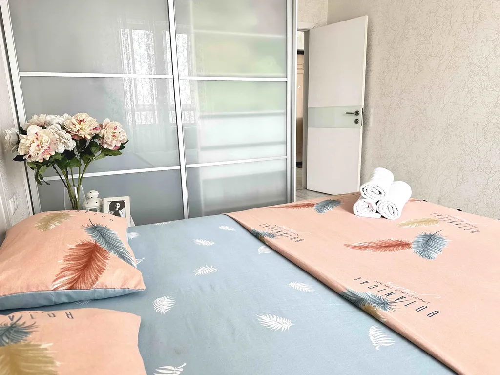 Двухкомнатная на Спортивной с Джакузи, шесть спальных мест