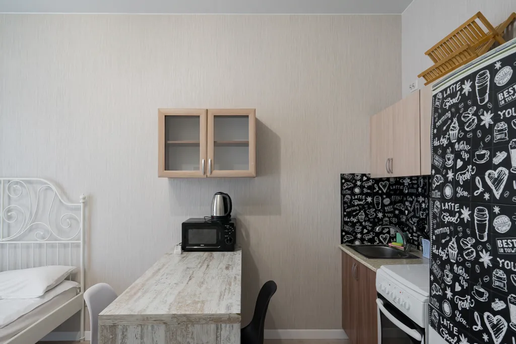 Квартира Квартира Студия в апарт-комплексе "Салют" на Звездной — Санкт-Петербург