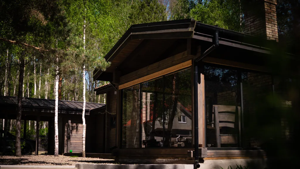 Уникальный домик с баней в лесу и тишине