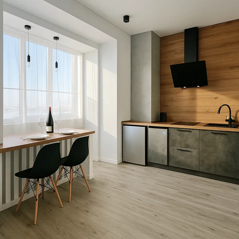 Стильная квартирка в новом доме с комплиментом от компании V-GOSTI!