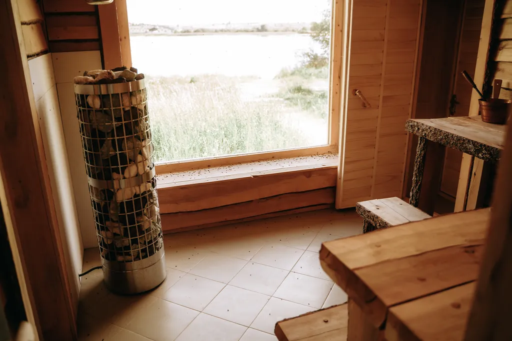 Уникальное панорамное шале с баней прямо на берегу водохранилища