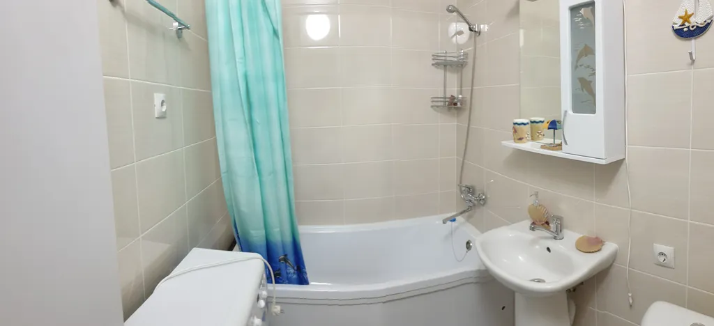 Квартира Уютные апартаменты в морском стиле с боковым видом на море — Анапа