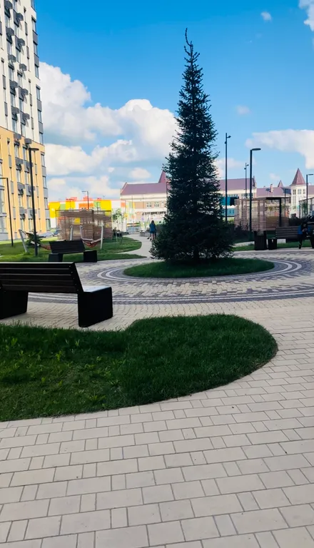 Прекрасная стильная квартира Инь янь