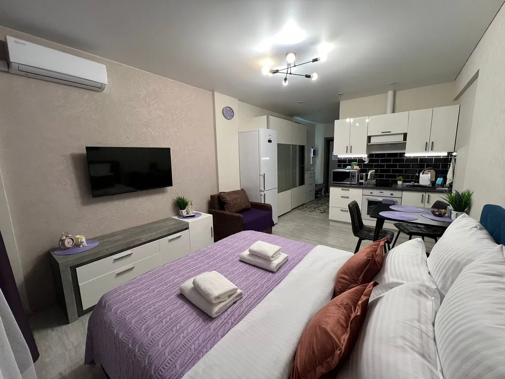 Новая уютная студия с балконом рядом с аэропортом Шереметьево