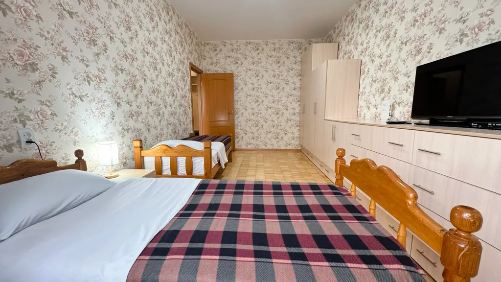 Просторная трехкомнатная квартира с раздельными комнатами