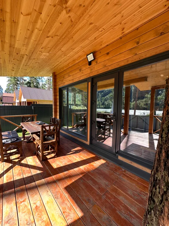 Новый круглогодичный 3-й коттедж на берегу Катуни