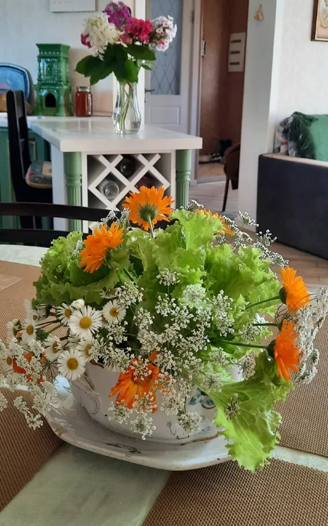 Уединенная часть дома с садом и барбекю