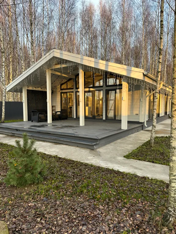 Коттедж в стиле шале в коприно