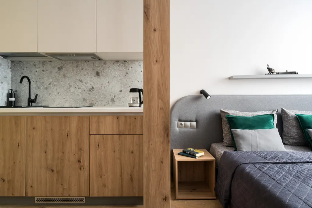 Квартира Апартаменты с кухней у метро Автово — Санкт-Петербург