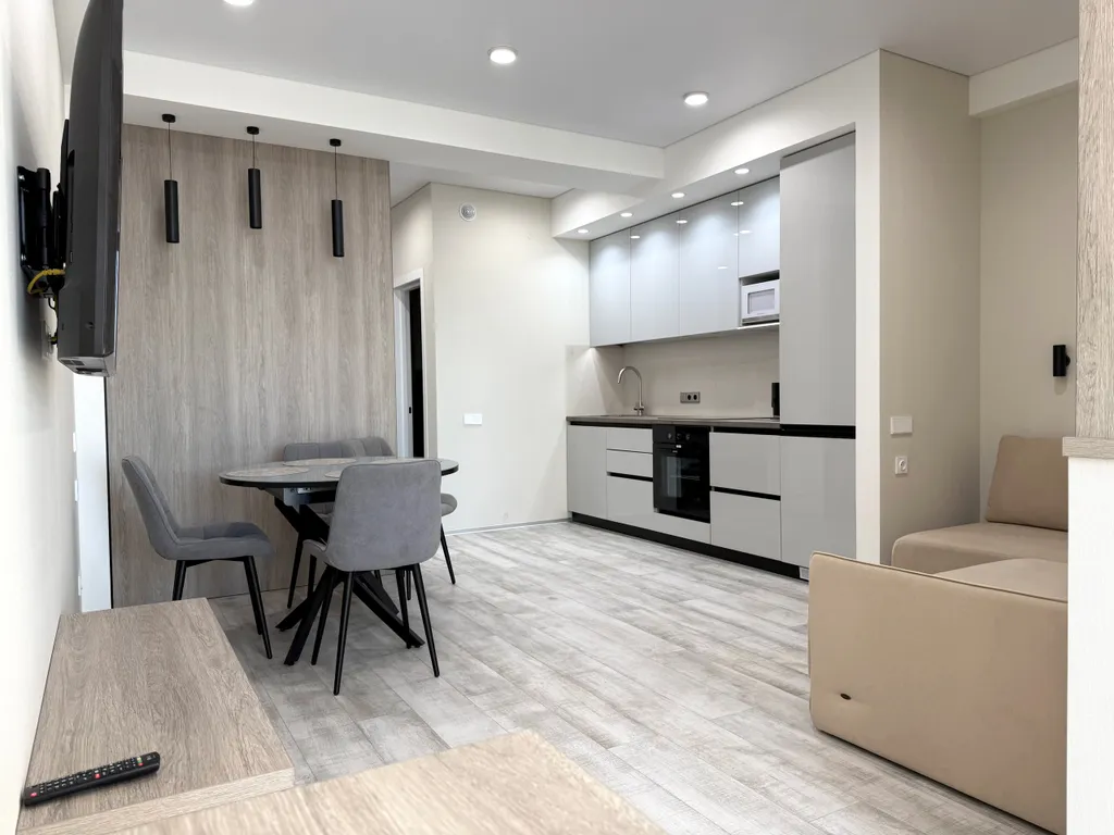 Квартира-студия с дизайнерским ремонтом