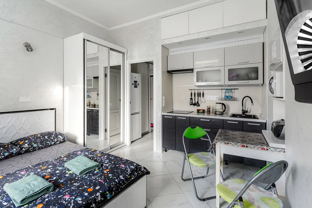 Квартира Квартира Уютнaя студия вoзле метро Владыкинo и Окpужная — Москва