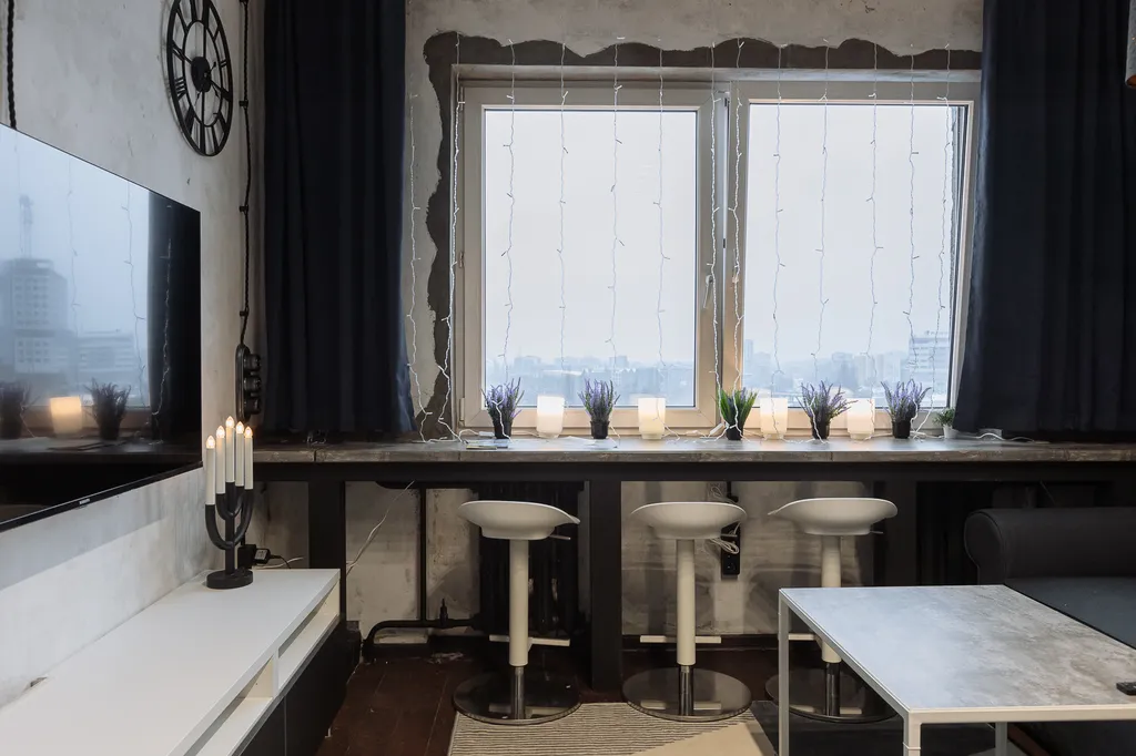 Квартира с интересным дизайном, в шаговой доступности до острова Канта