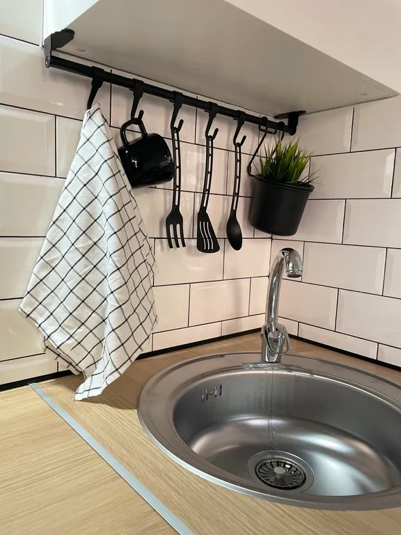 Квартира-студия с дизайнерским ремонтом