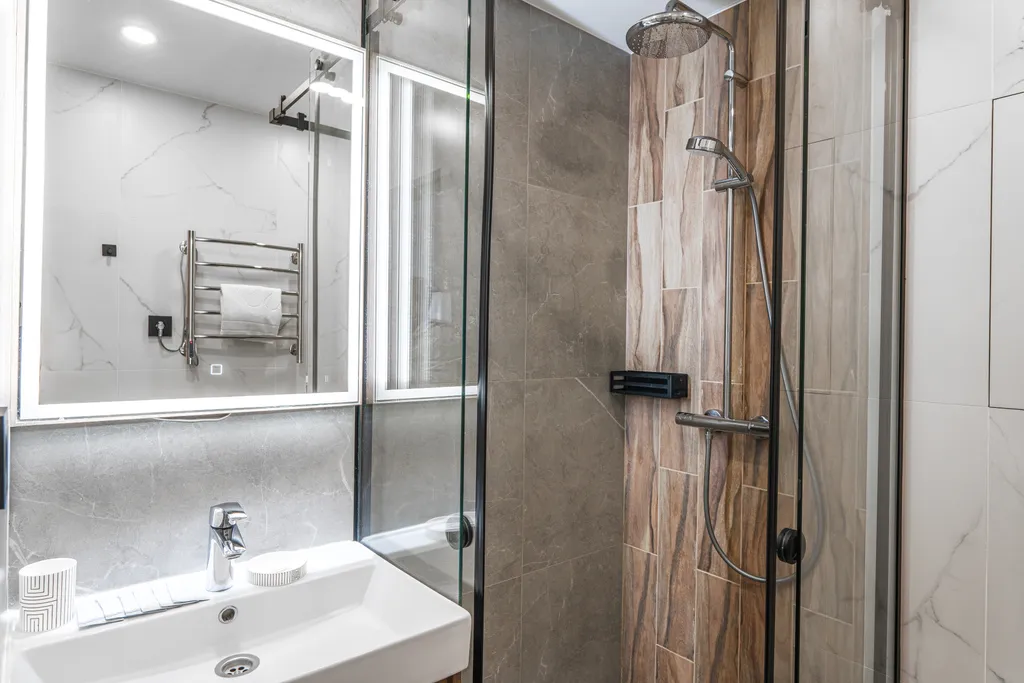 Апартаменты с отдельной спальней в центре Красной Поляны