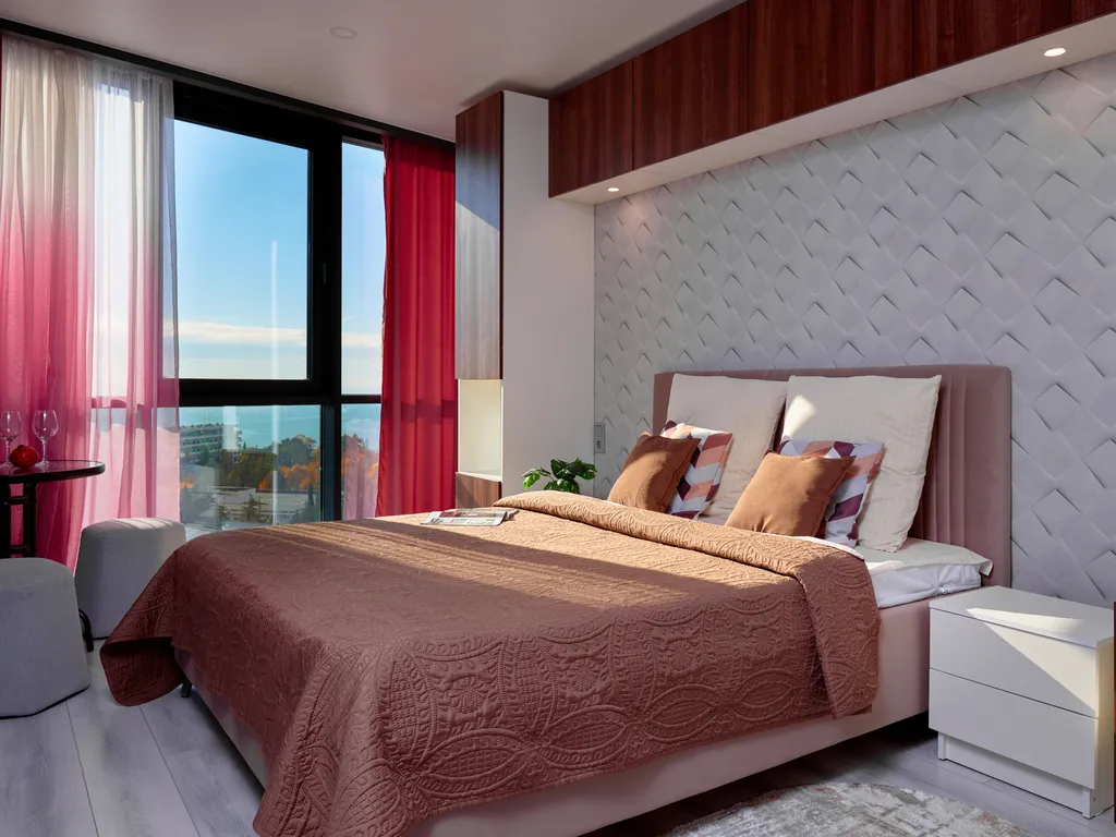 Квартира Квартира Sea Magic Apart с видом на море в ЖК Морская Симфония — Адлер