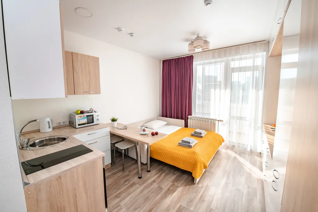 Уютная светлая квартира в новом доме рядом с Калина Молл