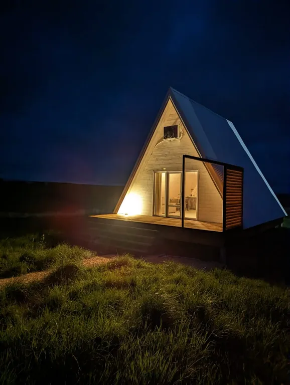 Новый a-frame с видом на море