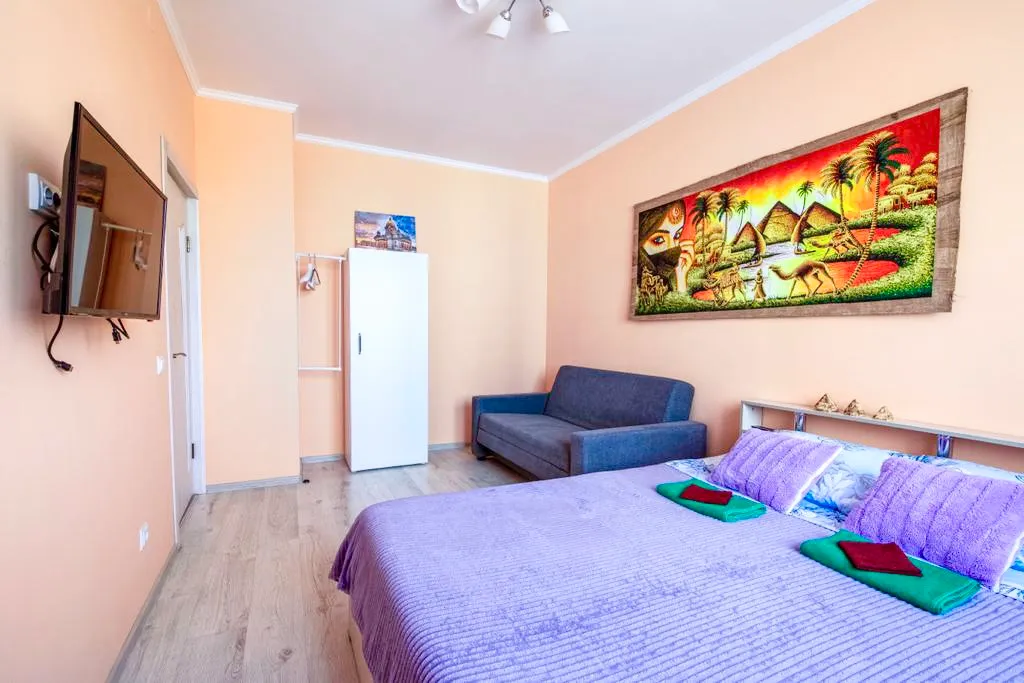 Уютная светлая квартира недалеко от метро Дыбенко