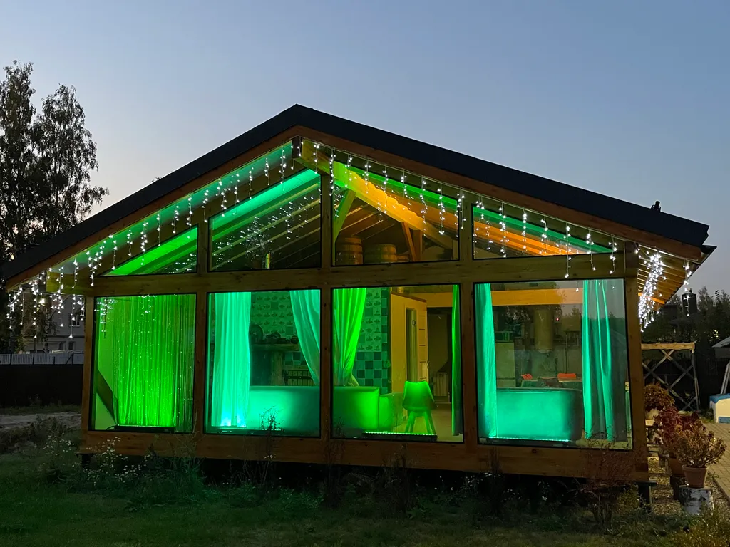 Коттедж Дом с баней в глемпинге Байкал — Павловский Посад