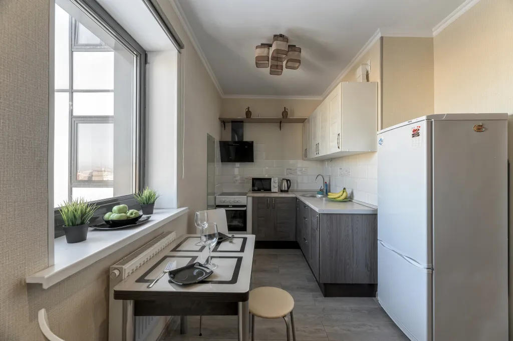 Апартаменты на 17 этаже с видом на город