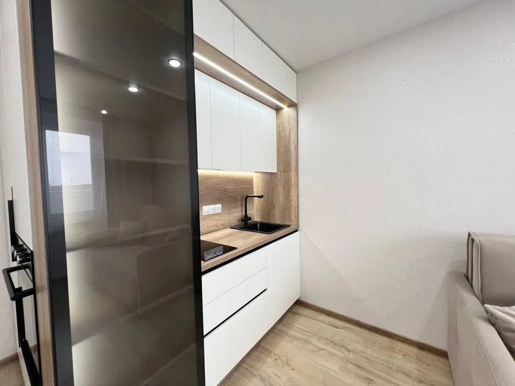 Уютная студия новом развивающимся районе Новопатрушево