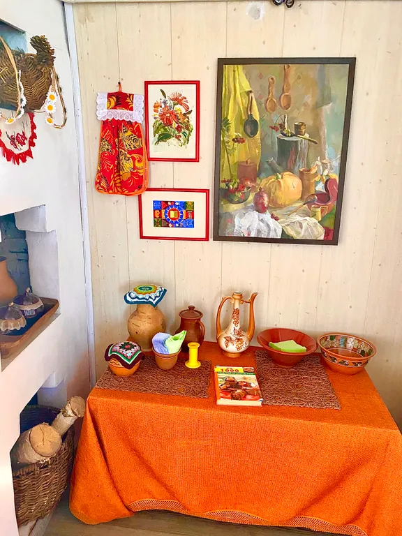 Уютный домик с видом на музей