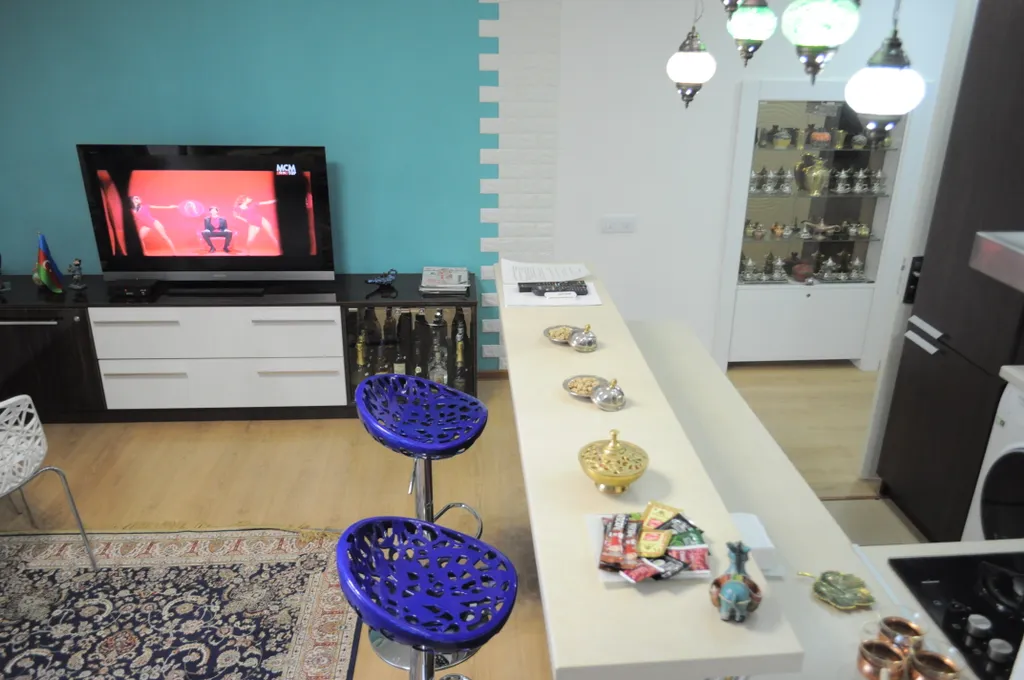 Квартира в ярких тонах