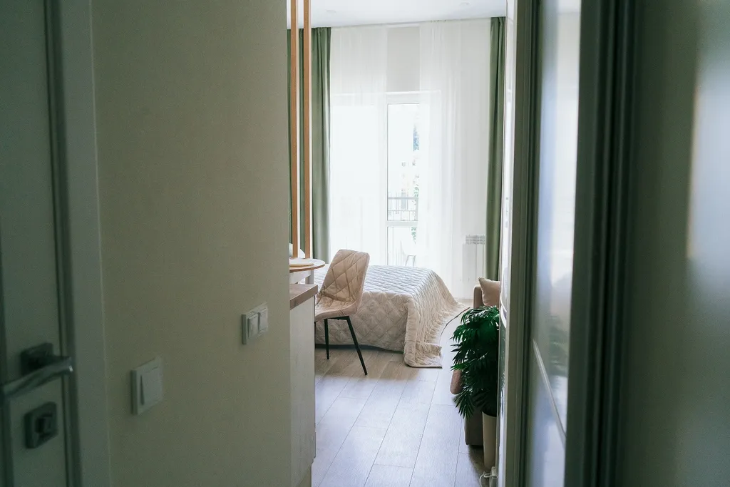 Квартира-студия с дизайнерским ремонтом