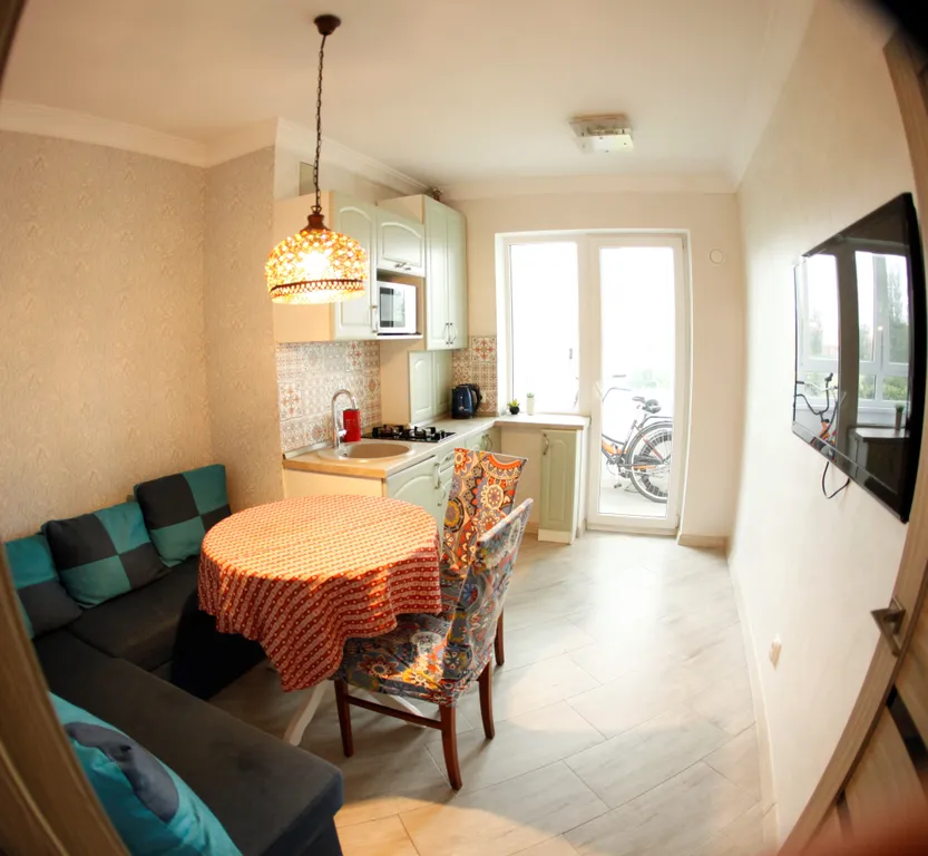 Однокомнатная квартира с велосипедами, 1 линия