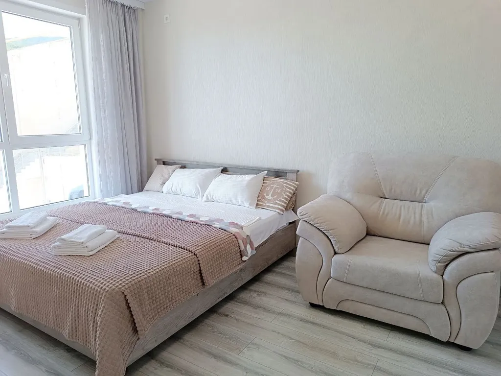 Гостеприимная однокомнатная квартира «Горизонт Ялты»