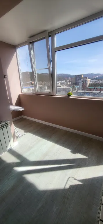 Уютная студия на  16 этаже с прекрасным видом на город