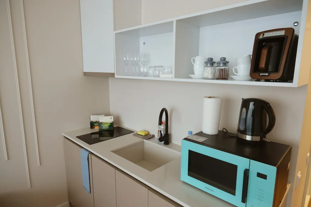 Апартаменты с балконом и видом на горы