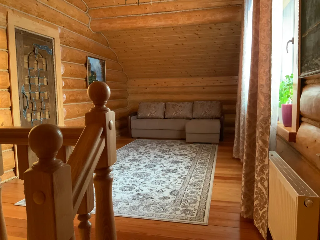 Дом-баня в деревенском стиле