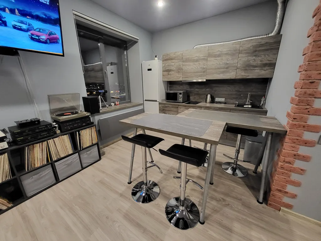 Лофт около Крокуса с видом на Москву