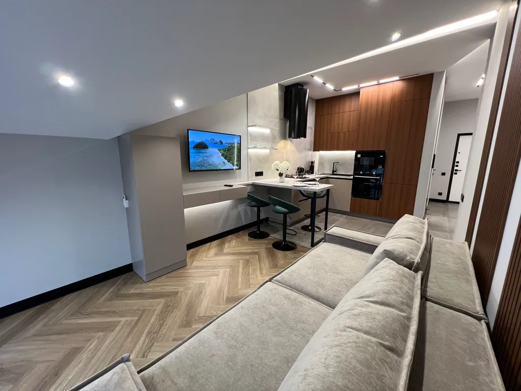 Дизайнерская квартира с прекрасным балконом